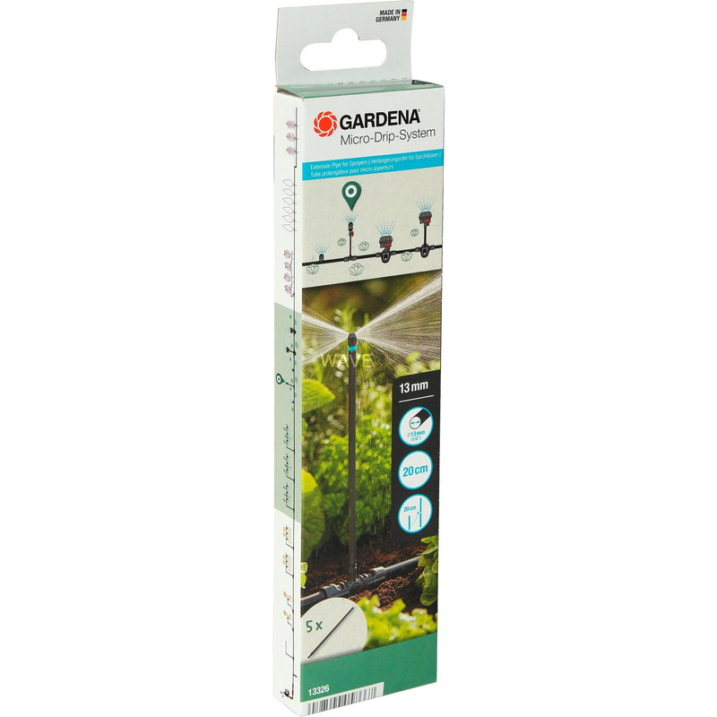 Load image into Gallery viewer, Gardena verlengbuis voor sproeiers (zwart, 5 stuks)
