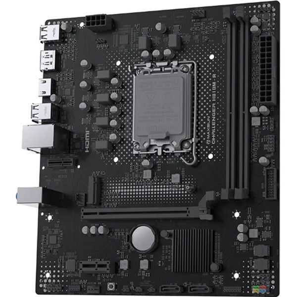 Laden Sie das Bild in Galerie -Viewer, Maxsun ms-challenger h810m-r socket 1851 moederbord (zwart, gb-lan, sound, µatx)
