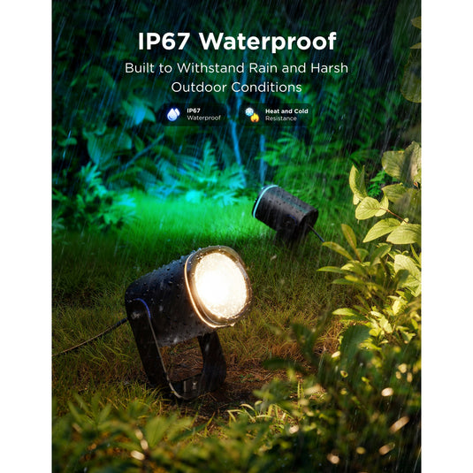 Govee slimme buitenspots matter rgbicww - 2 pack tuinspots