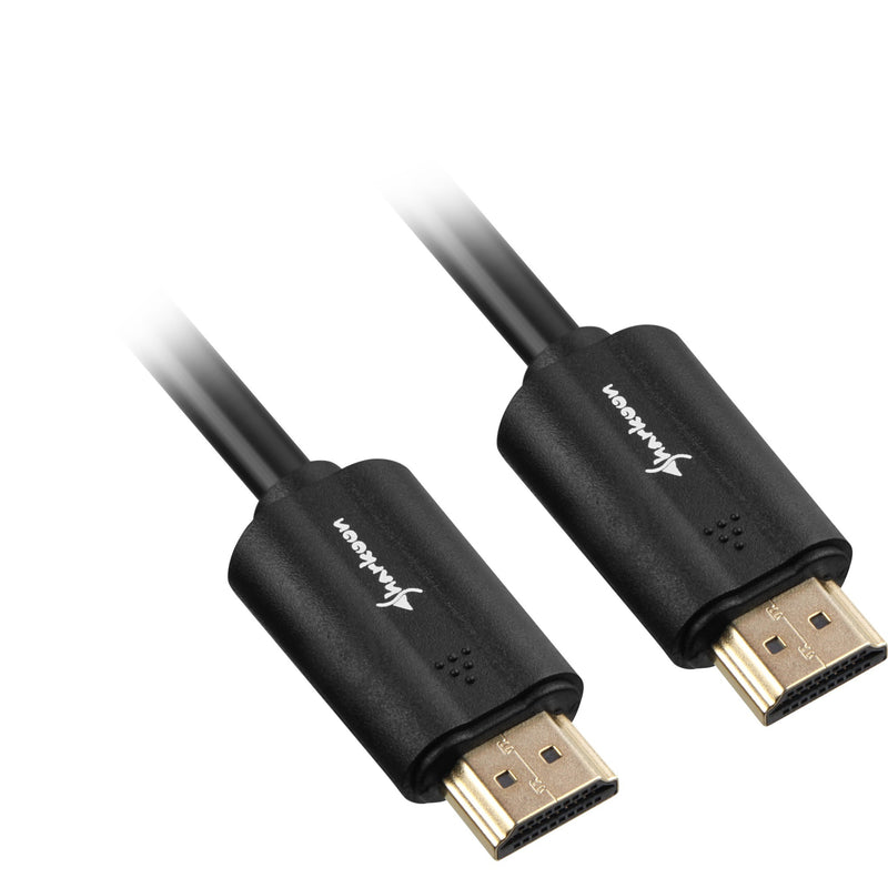 Load image into Gallery viewer, Sharkoon hdmi 2.0 kabel (zwart, 2 meter, 4k)
