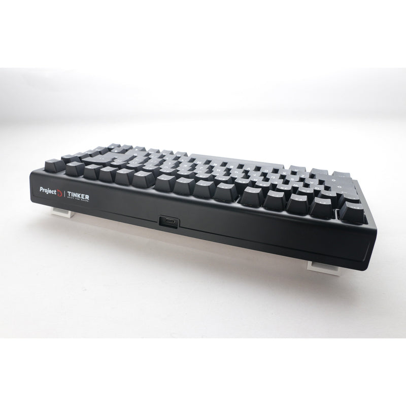 Load image into Gallery viewer, Ducky projectd tinker 75 met qmk via, toetsenbord (zwart wit, us lay-out, cherry mx red, rgb led, double-shot pbt, hot-swappable, gasket mount, 75%)
