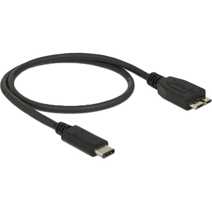 Chargez l'image dans la visionneuse de la galerie, Delock usb-c 3.1 > usb 3.1 micro-usb adapter (zwart, 0,5 meter, usb 3.1 gen 2)
