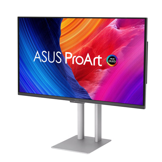 Asus proart display pa27ucdmr 26.5 4k uhd monitor (zilver, hdmi, displayport, usb-a, usb-c, 2x thunderbolt 4)