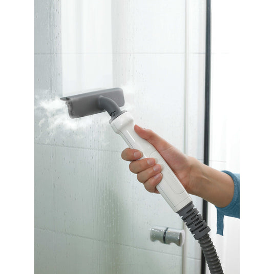 Black+decker fsmh1321 1600w steam-mop met 6 accessoires stoomreiniger (wit blauwgrijs)