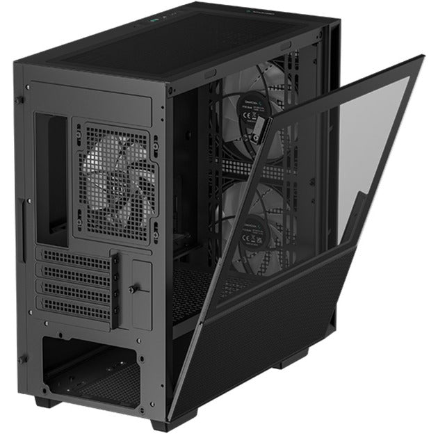 Load image into Gallery viewer, Deepcool ch360 mini tower behuizing (zwart | 1x usb-a | 1x usb-c | rgb | tempered glass)
