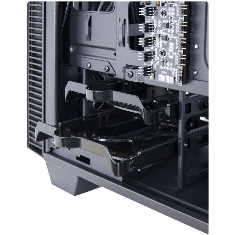 Load image into Gallery viewer, Inter-tech x-608 infinity micro midi tower behuizing (zwart | 1x usb-a | 1x usb-c | rgb | window)
