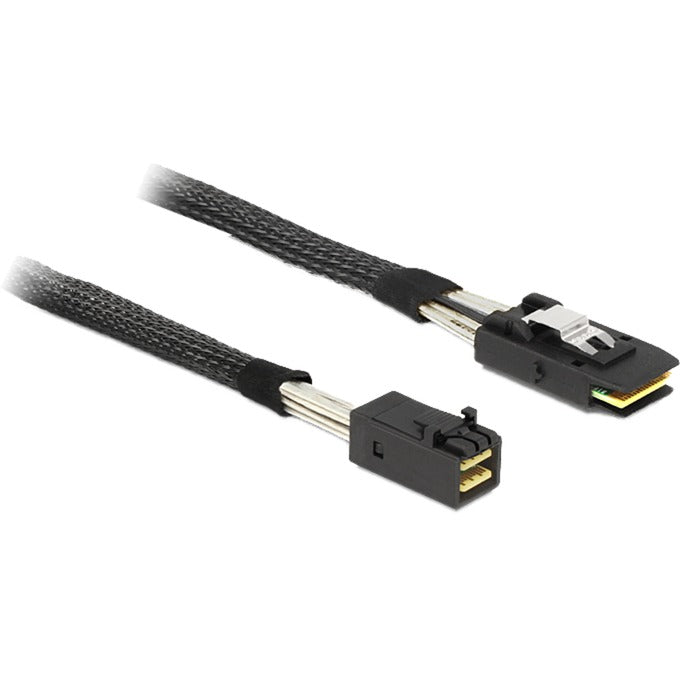 Load image into Gallery viewer, Delock mini sas hd sff-8643 > mini sas sff-8087 adapter (zwart, 1 meter)

