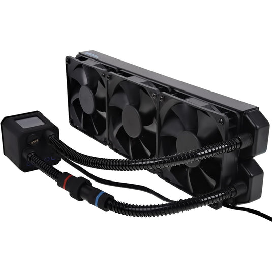 Alphacool eisbaer 360 waterkoeling (zwart, 4-pins pwm fan-connector)