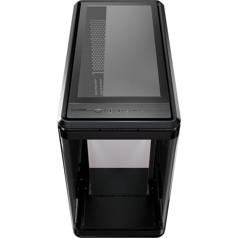 Load image into Gallery viewer, Cooler master masterframe 360 panorama showcase behuizing (zwart | 2x usb-a | 1x usb-c | rgb | tempered glass)
