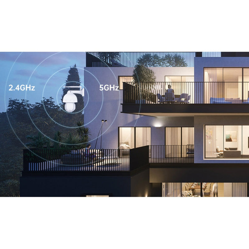 Load image into Gallery viewer, Foscam sd8p, 4k 8mp dual-band wifi ptz buiten beveiligingscamera (wit)
