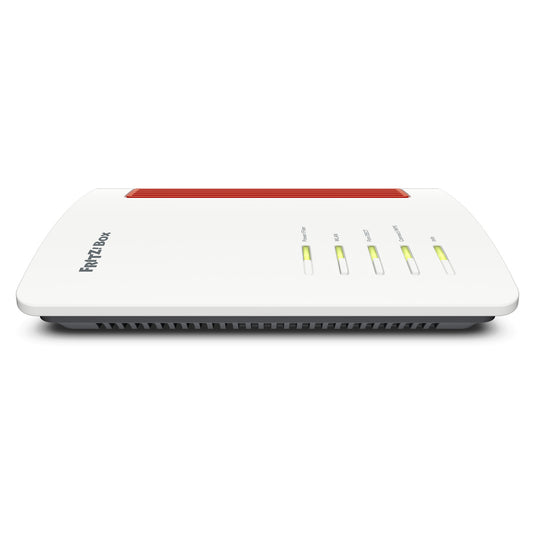 Fritz! box 5690 edition international glasvezel router (wit rood, mesh wi-fi, 2.5 gbit s)