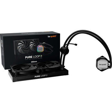 Be quiet! pure loop 2 280 waterkoeling (zwart, 4-pins pwm fan-connector)