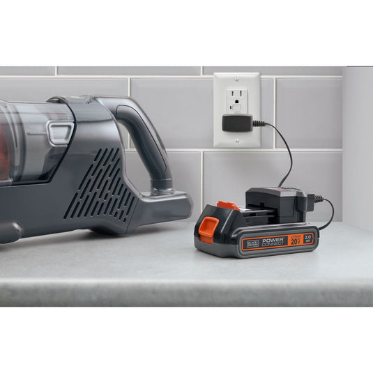 Black+decker bhfea18d1-qw 18v 2.0ah 2-in-1 steelstofzuiger met verwijderbare accu (18v 2.0ah accu en oplader inbegrepen)