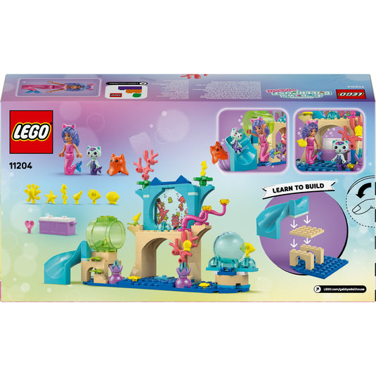 Lego gabby's poppenhuis - zeemeermin gabby's aquariumavontuur constructiespeelgoed (11204)
