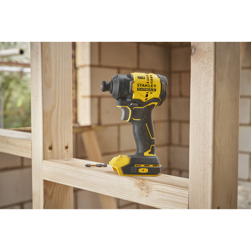 Load image into Gallery viewer, Stanley fatmax v20 18v slagschroevendraaier (zwart geel, accu en oplader niet inbegrepen)
