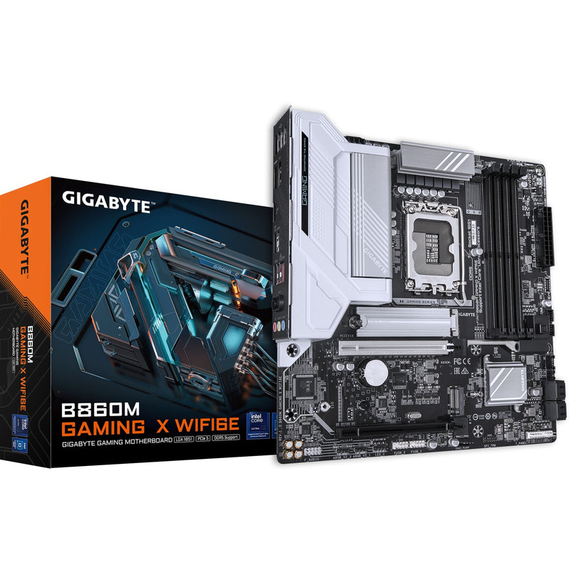 Load image into Gallery viewer, Gigabyte b860m gaming x wifi6e socket 1851 moederbord (raid, 2,5gb-lan, wi-fi 6e, bt, sound, µatx)
