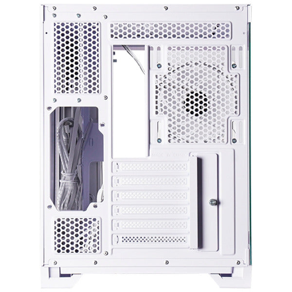 Load image into Gallery viewer, Chieftec visio midi tower behuizing (wit | 2x usb-a | 1x usb-c | rgb | tempered glass)
