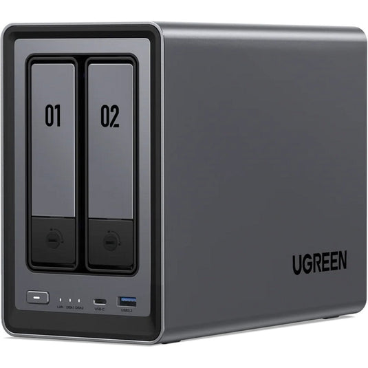 Ugreen nasync dxp2800 (grijs, 2,5gbe, hdmi, usb-c)