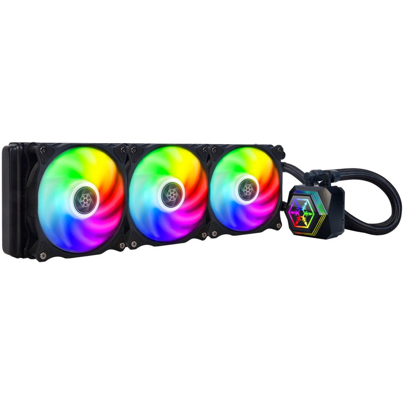 Load image into Gallery viewer, Silverstone sst-pf360-argb-v2 waterkoeling (zwart, incl. rgb controller)

