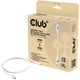 Club 3d gecertificeerde usb-c kabel (wit, 1,2 meter, 240 w)