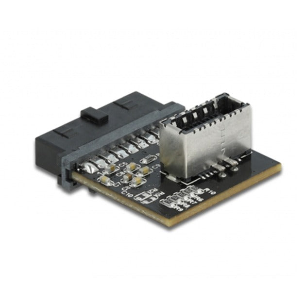 Load image into Gallery viewer, Delock usb 3.0 adapter pin header female to internal key a female (zwart)
