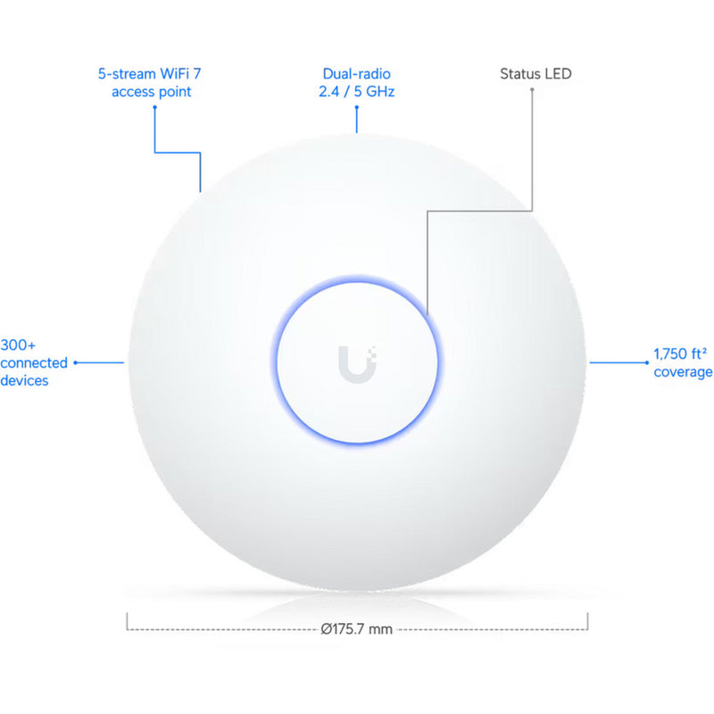 Load image into Gallery viewer, Ubiquiti unifi u7 long-range access point (wit, poe)
