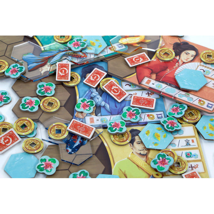 Afbeelding laden in galerijviewer, 999games 999 games koi bordspel (nederlands, 1 - 4 spelers, 45 minuten, vanaf 10 jaar)
