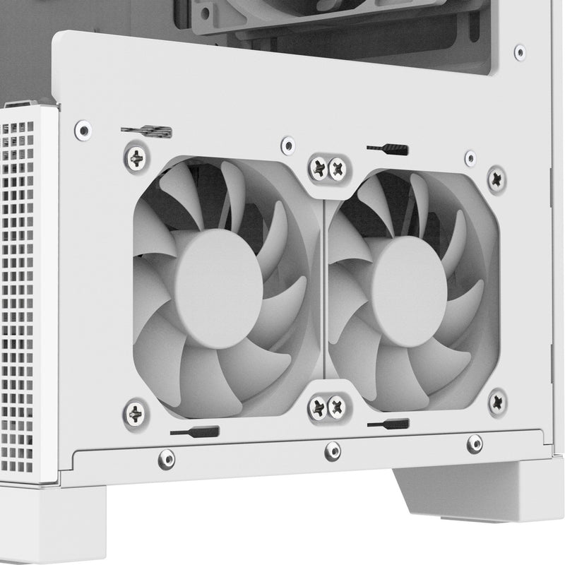Load image into Gallery viewer, Silverstone lucid 05 mini tower behuizing (wit | 2x usb-a | 1x usb-c | rgb | tempered glass)
