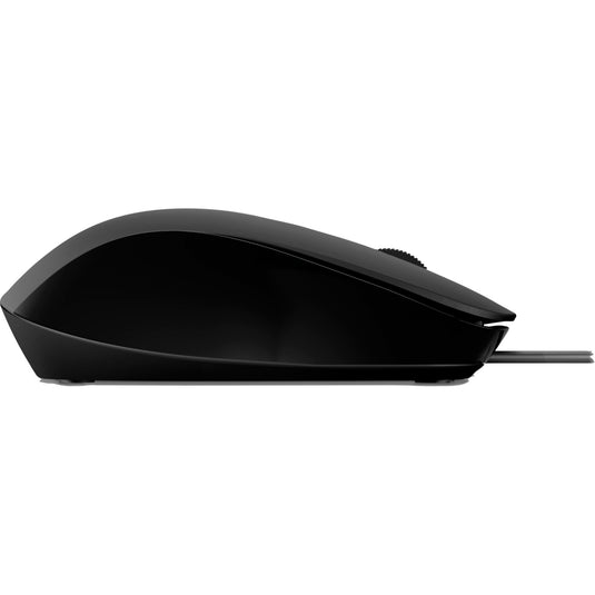 Hp 150 muis met kabel (zwart, 1600 dpi)