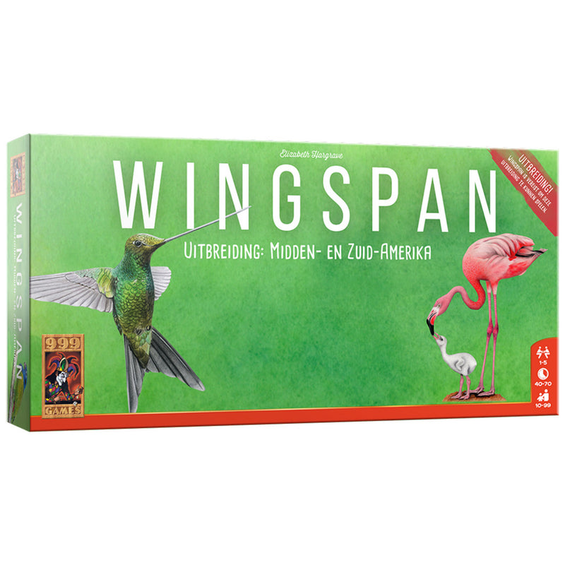 Chargez l'image dans la visionneuse de la galerie, 999games 999 games wingspan: midden- en zuid-amerika bordspel (uitbreiding, nederlands, 1 - 5 spelers, 40 - 70 minuten, vanaf 10 jaar)
