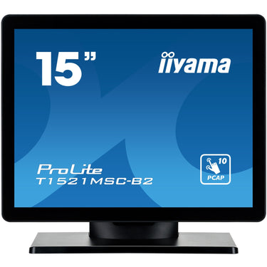 Iiyama prolite t1521msc-b2 15 touchscreen monitor (zwart, hdmi, vga, usb-b)