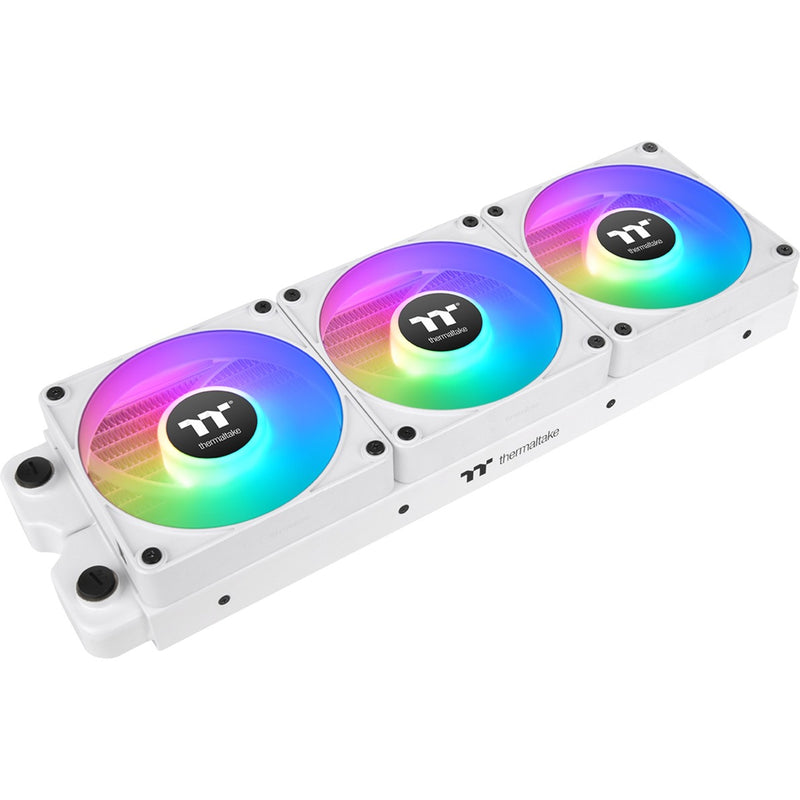 Load image into Gallery viewer, Thermaltake ct120 ex argb sync pc cooling fan snow (3-fan pack) case fans (wit, 3 stuks, 120 x 120 x 25 mm, pwm)
