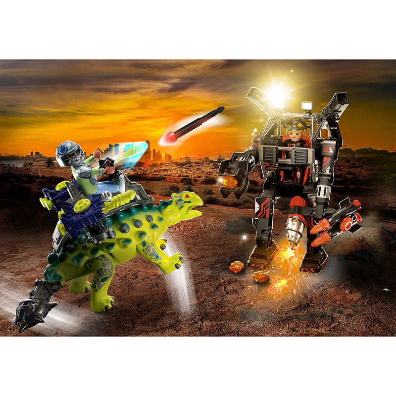 Load image into Gallery viewer, Playmobil dino rise - saichania: verdediging van de vechtersbazen constructiespeelgoed (70626)
