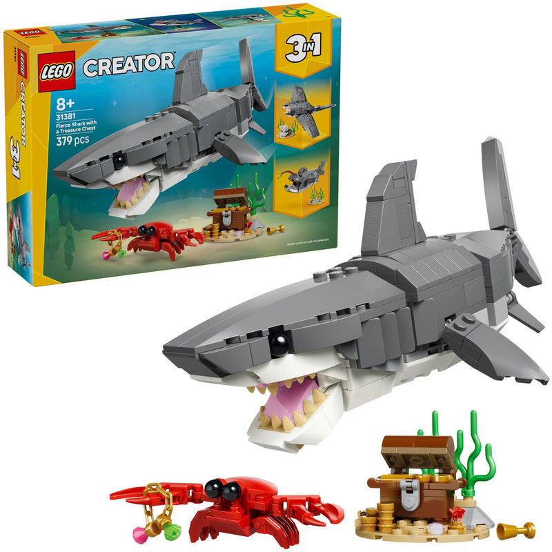 Load image into Gallery viewer, Lego woeste haai met schatkist constructiespeelgoed (31381)
