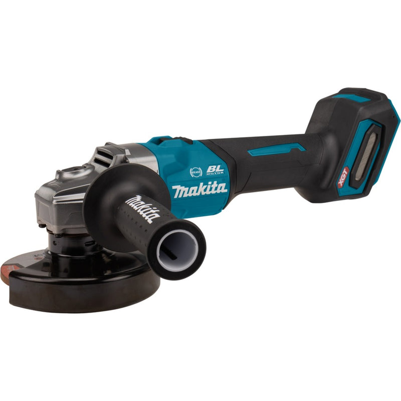 Load image into Gallery viewer, Makita 40 v max combiset dk0124g201 (blauw, haakse slijper + schroefboor, mbox, snellader en 2 accu's (4,0 ah) inbegrepen)

