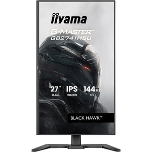 Iiyama g-master black hawk gb2741hsu-b1 27 gaming monitor (zwart, hdmi, displayport, 2x usb-a, usb-b, 144 hz)