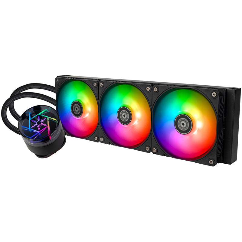 Load image into Gallery viewer, Silverstone novapeak 360 argb waterkoeling (zwart, 4 pin pwm)
