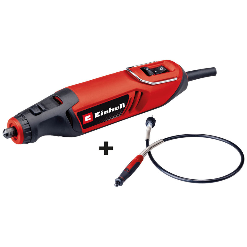 Load image into Gallery viewer, Einhell tc-mt 150 e slijp- graveermachine graveermachines (rood zwart, incl. 117-delige accessoireset in praktische opbergdoos)
