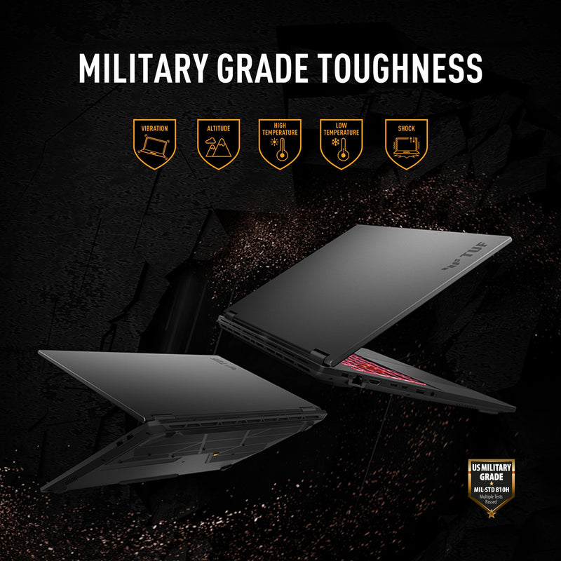 ギャラリービューアに画像をロードする, Asus tuf gaming a18 fa808um-s8112w 18 gaming laptop (zwart grijs | ryzen 7 260 | rtx 5060 | 16 gb | 1 tb ssd)
