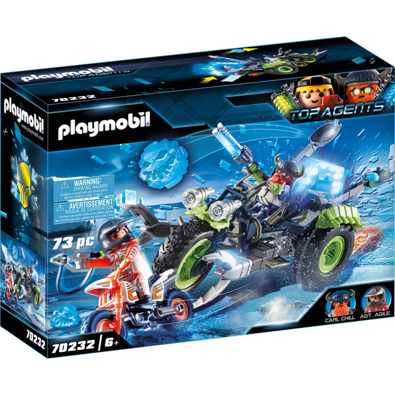Load image into Gallery viewer, Playmobil top agents - arctic rebels sneeuwtrike constructiespeelgoed (70232)
