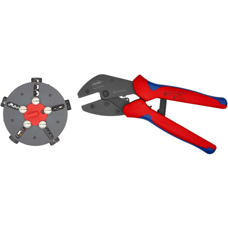 Load image into Gallery viewer, Knipex multicrimp krimptang 973302 (rood blauw)
