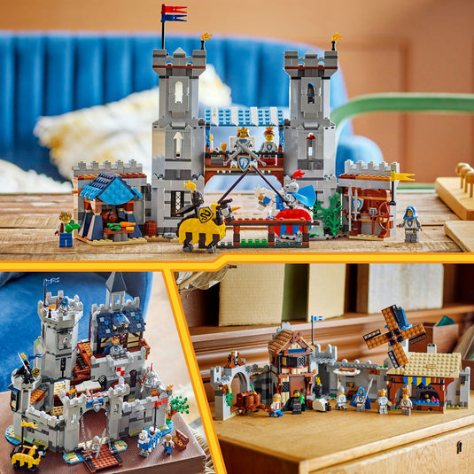 Lego ® creator 3in1 middeleeuws kasteel met ridders te paard - 31168