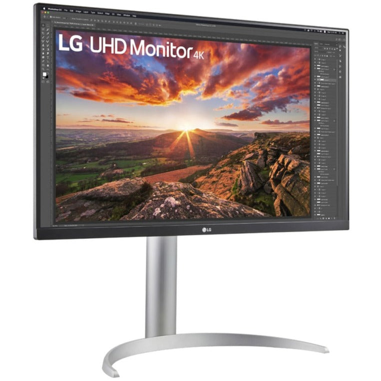 Chargez l'image dans la visionneuse de la galerie, Lg ultrafine 27up850k-w 27 4k uhd monitor (zilver zwart, 2x hdmi, displayport, 2x usb-a, usb-c)
