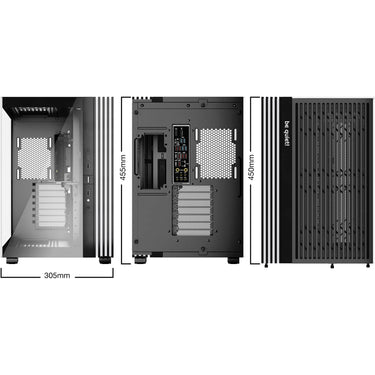 Be quiet! light base 600 dx midi tower behuizing (zwart | 2x usb-a | 1x usb-c | rgb | window)
