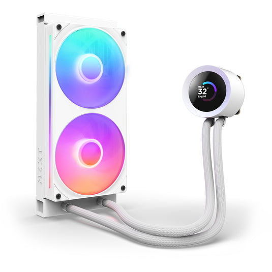 Nzxt kraken plus 240 rgb waterkoeling (wit)
