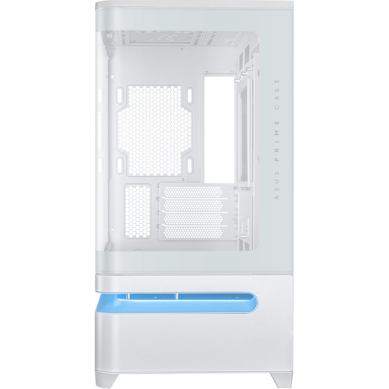 Cargue la imagen en el visor de la galería, Asus prime ap202 midi tower behuizing (wit | 2x usb-a | 1x usb-c | rgb | tempered glass)
