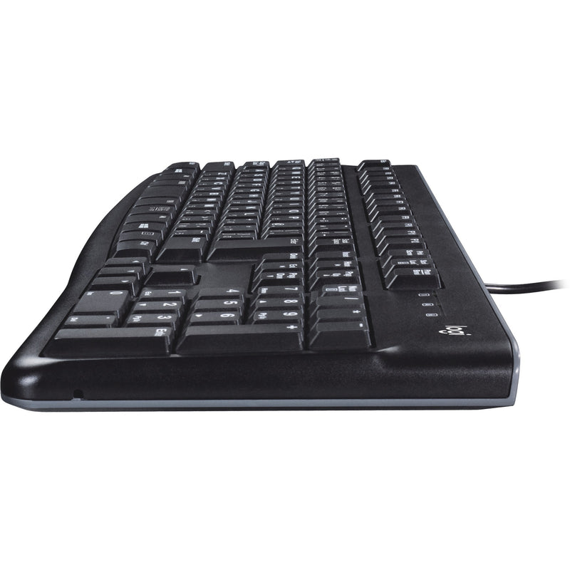 Load image into Gallery viewer, Logitech keyboard k120 for business (zwart, eu lay-out (qwerty), rubberdome, 100%)
