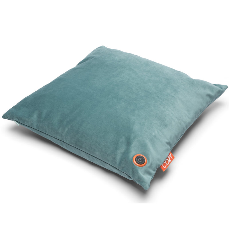 Load image into Gallery viewer, Cozy una velvet 45 x 45 cm draadloos warmtekussen (blauwgroen, powerbank 5000 mah)
