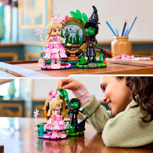 Lego wicked elphaba en glinda figuren - 75682