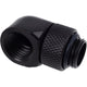 Alphacool eiszapfen l-connector rotatable g1 4 ag to g1 4 ig aansluiting (zwart)